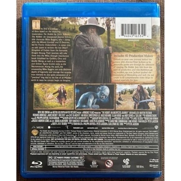 The Hobbit: An Unexpected Journey (Blu-ray Disc, 2013) - Picture 2 of 8